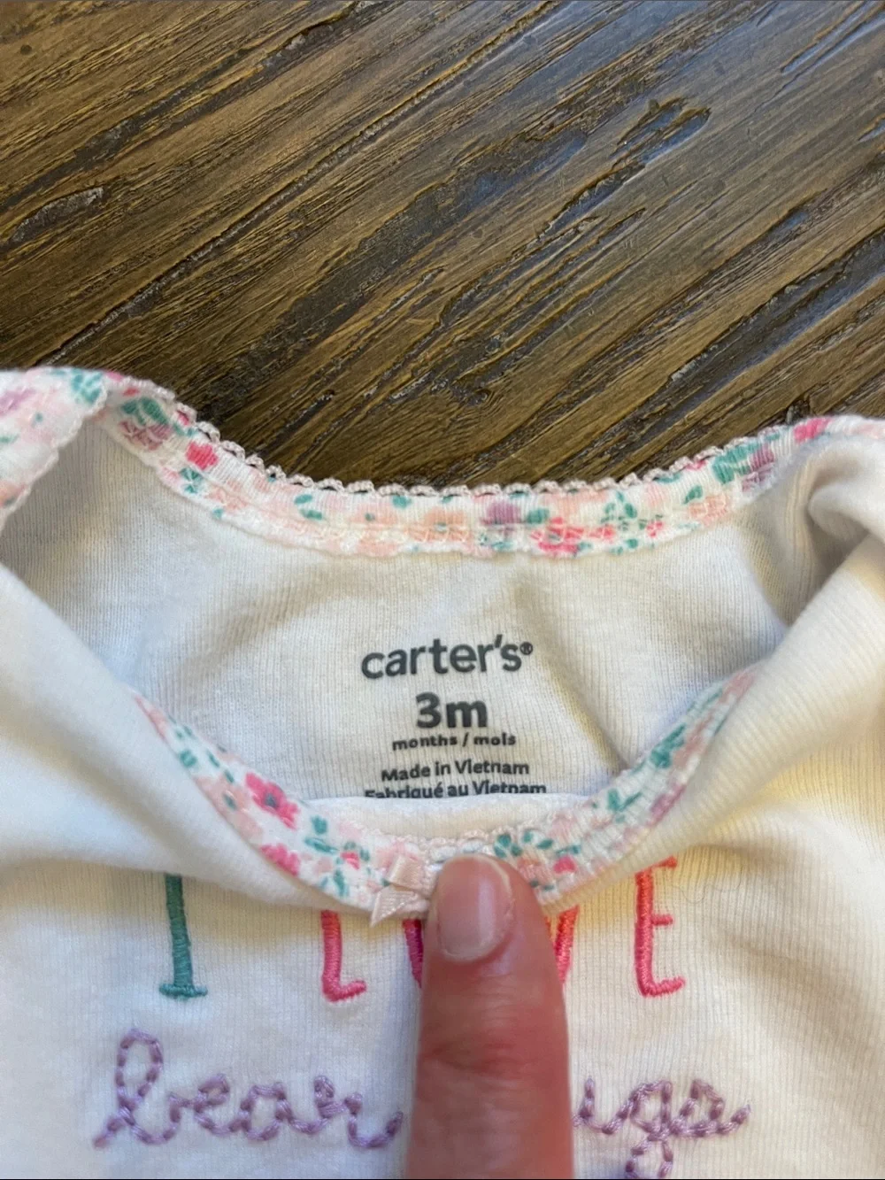 Carter's Pink & White Floral Baby Matching Set - 2pc